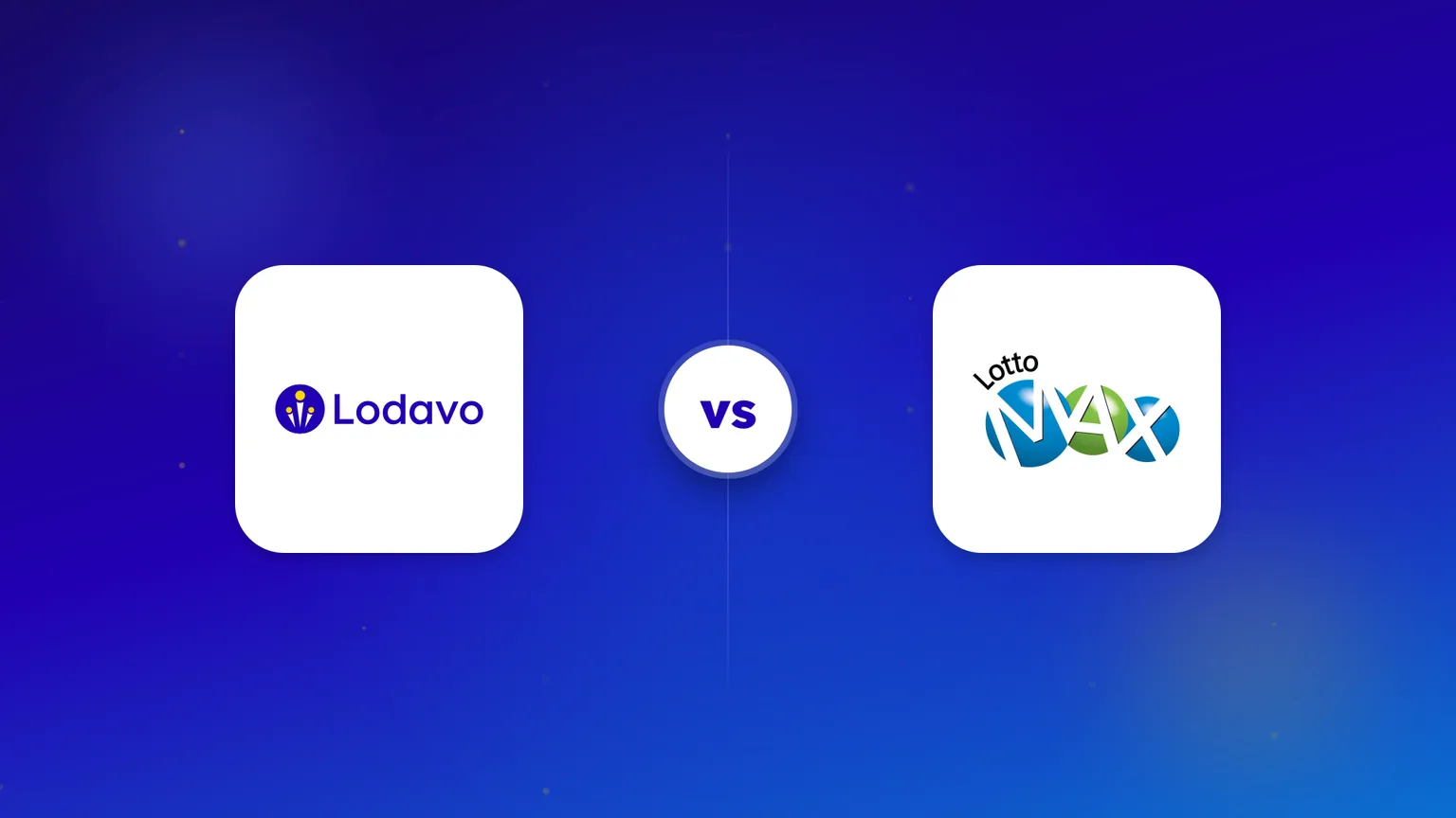 Les logos de Lodavo et de Lotto Max côte à côte dans une comparaison directe.